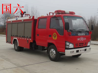 国六五十铃水罐消防车（2-3吨）
